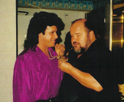 Dom Deluise and Gene Ferrari Dom Deluise and Gene Ferrari